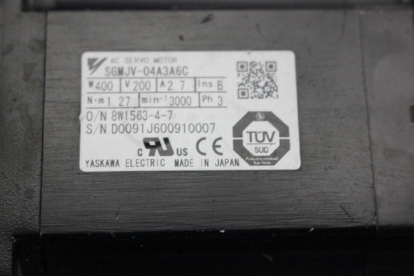 YASKAWA SERVO MOTOR  SGMJV-04A3A6C