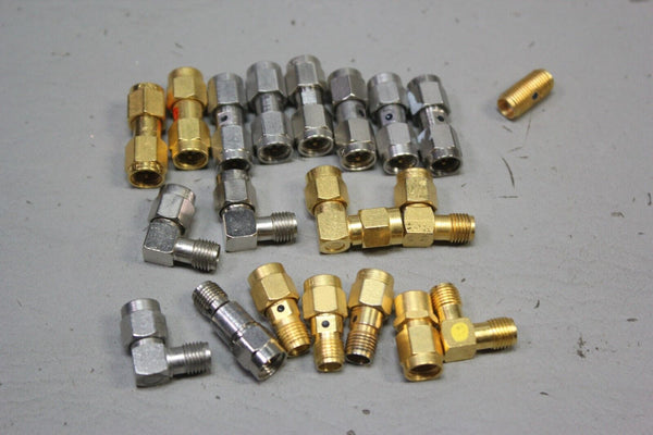 Lot of SMA connectors including Midwest Attenuator ATT-02941-01-000-02