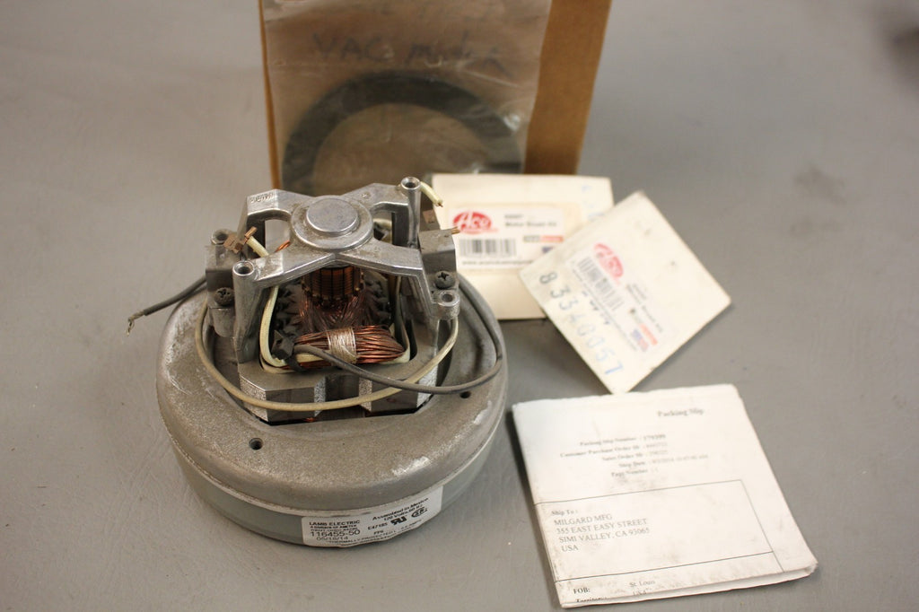 NEW AMETEK LAMB ELECTRIC 116455-50 VACUUM MOTOR