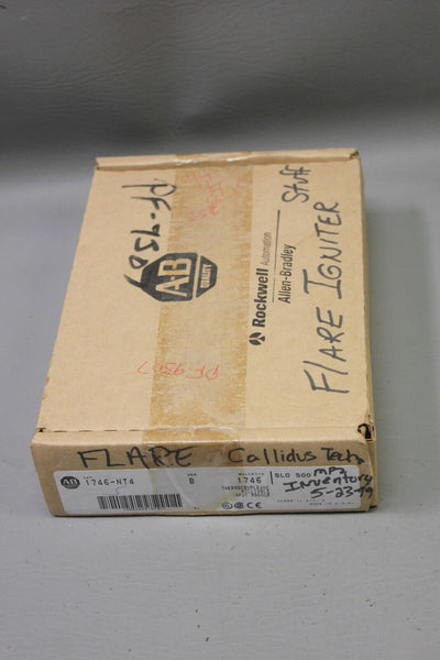 NEW ALLEN BRADLEY THERMOCOUPLE PLC MODULE 1746-NT4 B