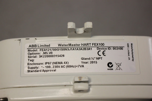 ABB WATERMASTER FLOWMETER FEA121700?. FEX100 #1