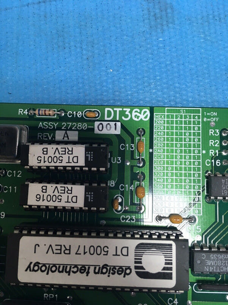 DTI  Design Technology 27280-001 PCB Card DT360
