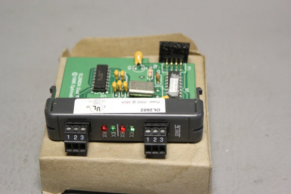 NEW OPTIMATION DUAL RS232 PLC MODULE  OL2602