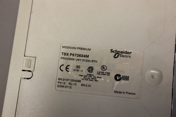 SCHNEIDER MODICON PREMIUM PLC CPU PROCESSOR MODULE TSX P572634M