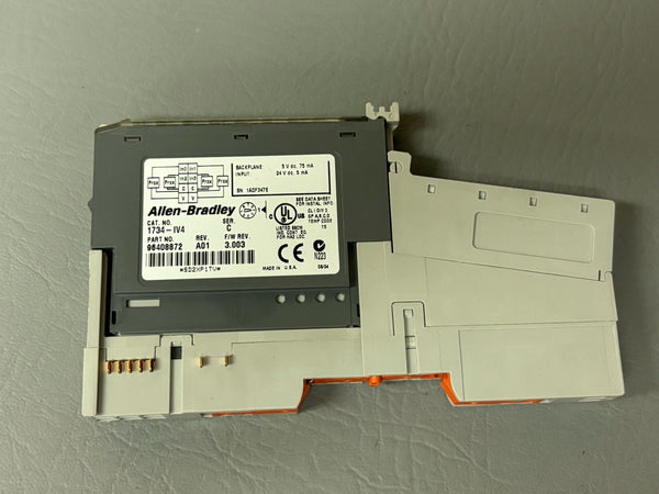 Allen Bradley 1734-IV4 Input Module With 1734-MB & 1734-RTB