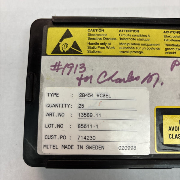 MITEL LASER DIODE 2B454 VCSEL 840nm