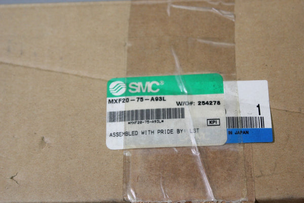 NEW SMC PNEUMATIC SLIDE TABLE MXF20-75-A93L