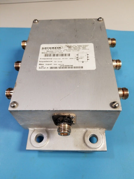 Kathrein Scala RF Power Divider PDM6/50 Channel 44-64(650-776MHz) 50Ohm 500W
