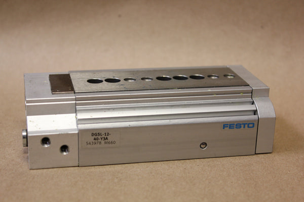 FESTO LINEAR SLIDE TABLE  P/N: DGSL-12-40-Y3A