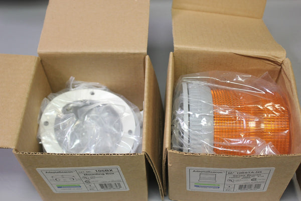 NEW EDWARDS ADAPTABEACON STROBE BEACON & ACCESSORIES 105STA-N5 105BX AMBER
