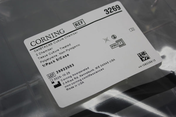 NEW CORNING 3269 TISSUE CULTURE CHAMBER CellSTACK 2 CHAMBER POLYSTYRENE