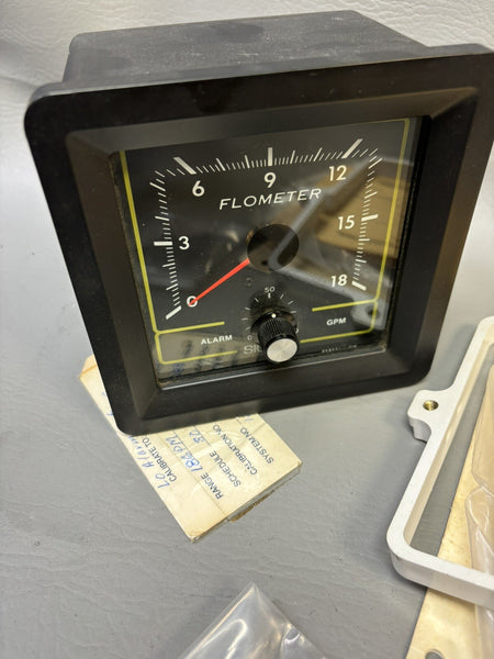 NEW Signet Scientific MK585 Flometer 0-30 gpm Lo Alarm Set point 1" 120 Volts