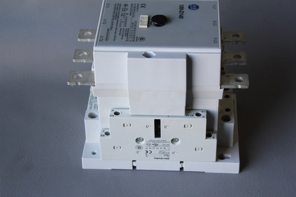 ALLEN BRADLEY 100-D140 CONTACTOR WITH AUX CONTACT 100-D140 B