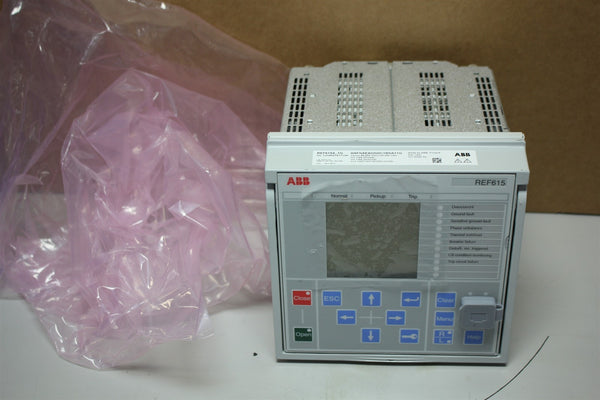 Unused ABB FEEDER PROTECTION RELAY WITH NETWORK REF615 REF615 & COM0037
