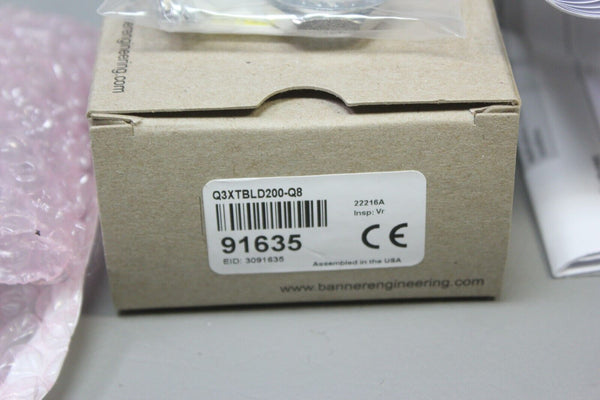 NEW BANNER LASER CONTRAST SENSOR Q3XTBLD200-Q8