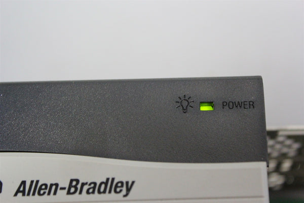 ALLEN BRADLEY CONTROLLOGIX 13 SLOT PLC CHASSIS W/ POWER SUPPLY 1756-A13/B PA75/A