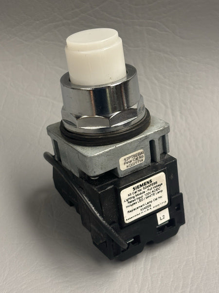 SIEMENS 52PT6EXA PILOT LIGHT WHITE ILLUMINATED