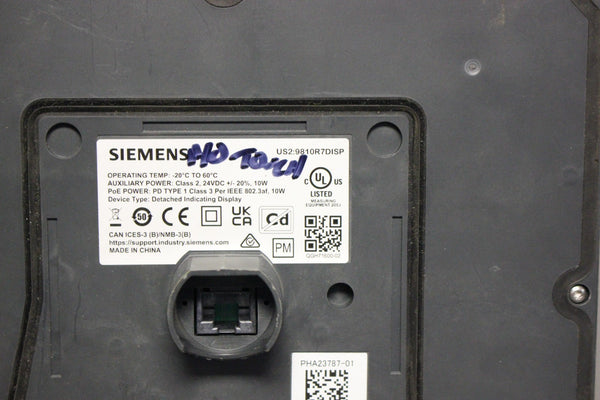 SIEMENS POWER QUALITY METER DISPLAY 9810R7DISP #5