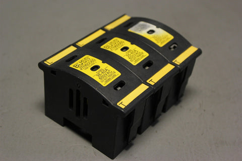 Lot of 3 BUSSMANN FUSE HOLDER AND FUSE LPJ-20SP JTN60060