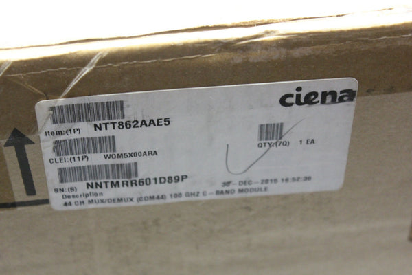 Ciena 44CH Mux-Demux 100GHZ C-Band Module NTT862AAE5 