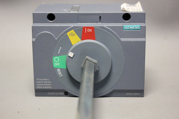 SIEMENS DOOR MOUNTED ROTARY OPERATOR SWITCH BREAKER 3VA9277-0FK43