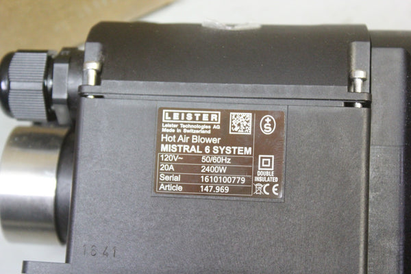 NEW LEISTER MISTRAL 6 SYSTEM HOT AIR BLOWER 147.969