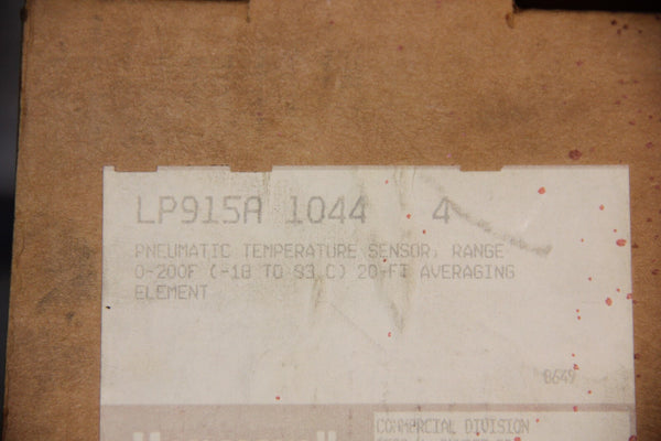NEW HONEYWELL PNEUMATIC TEMPERATURE SENSOR LP915A 1044