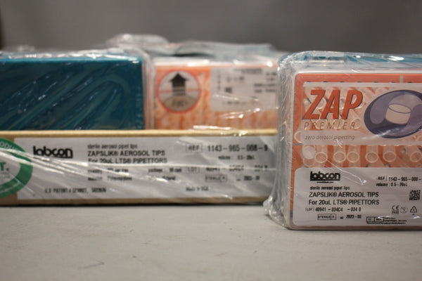 PACK OF 960 LABCON ZAPSLIK® AEROSOL TIPS FOR 20uL LTS® PIPETTORS 1143-965-008-9