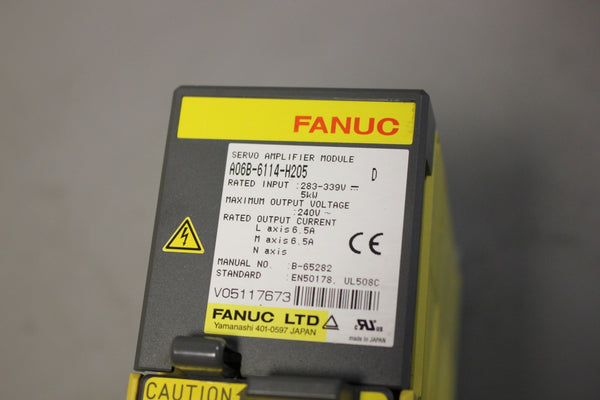 FANUC SERVO AMPLIFIER A06B-6114-H205 D