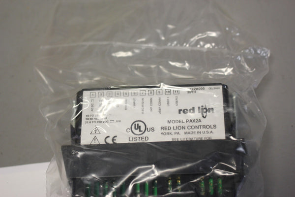 NEW RED LION PAX2A ANALOG INPUT DIGITAL PANEL METER PAX2A000