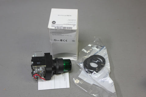NEW ALLEN BRADLEY 30MM PILOT LIGHT 800H-QRT24G SER. F
