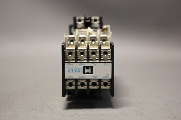 MITSUBISHI CONTACTOR WITH AUXILARY CONTACT BLOCK UN-AX4