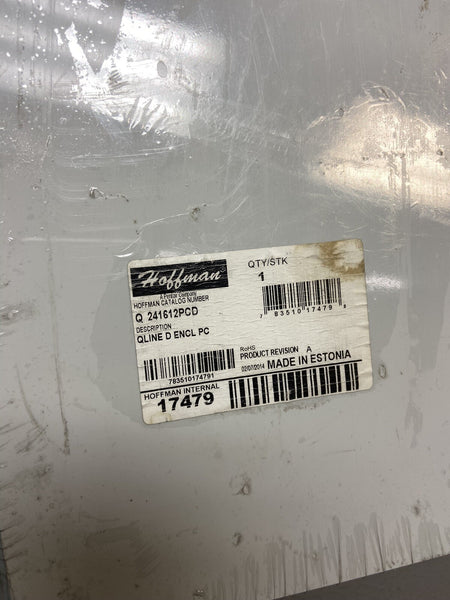 NEW Hoffman Q241612PCD QLINE ENCLOSURE