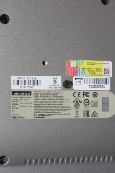 NEW ADVANTECH TOUCH SCREEN HMI PANEL PPC-3120S-RAE