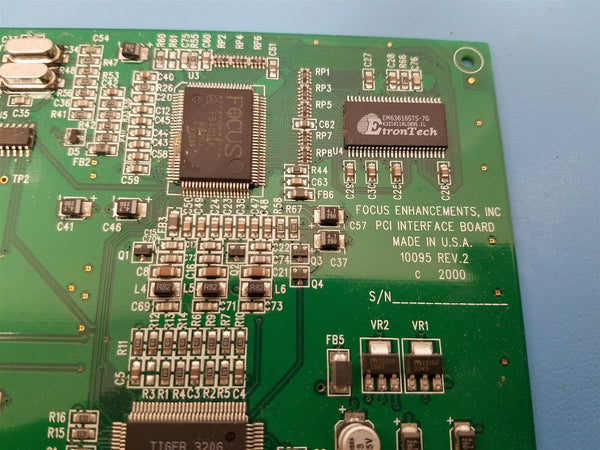 FOCUS ENHANCEMENTS TVIEW GOLD PCI FRAME GRABBER IMAGING PCI CARD 10095