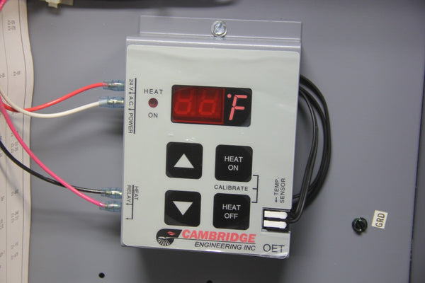NEW CAMBRIDGE SPACE HEATER THERMOSTAT REMOTE STATION CONTROL IN ENCLOSURE OET