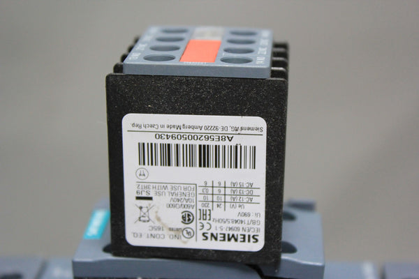 SIEMENS 3RT2045-1KB44-3MA0 POWER CONTACTOR