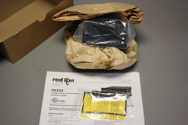 NEW RED LION PAX2A ANALOG INPUT DIGITAL PANEL METER PAX2A000