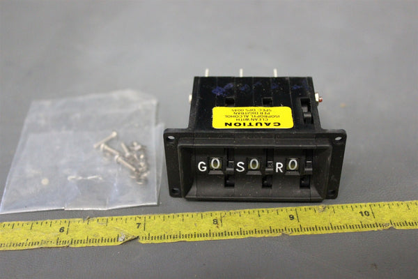  DIGITRAN MINISWITCH 3 DIGIT GSR THUMBWHEEL SWITCH & HARDWARE 7-S-428 A 