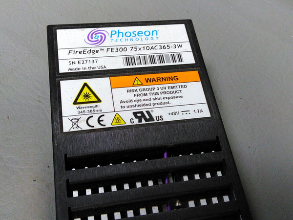 PHOSEON FIRE EDGE UV LED CURING LAMP FE300