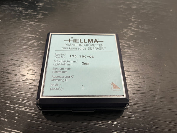 Helma Flow Cell Quartz Light Path for Spectroscopy  QS .200