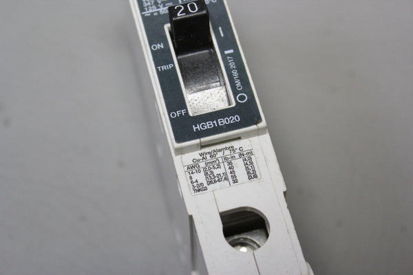 UNUSED NGB1B020  Siemens 20 Amp Breaker NGB1B020