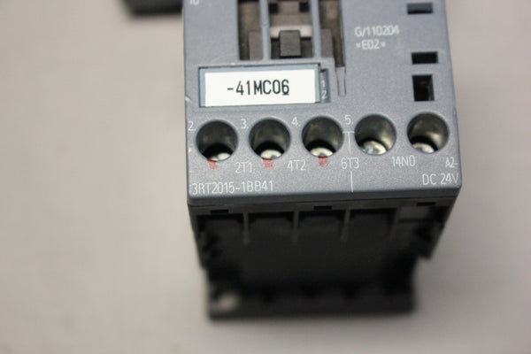 SIEMENS SIRIUS 3RV2011-1FA10 3RT2015-18841 24 V CIRCUIT BREAKER MODULE CU