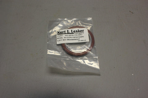 New Kurt J. Lesker QF40-150-SRV KF40 Centering Ring SS FKM BROWN