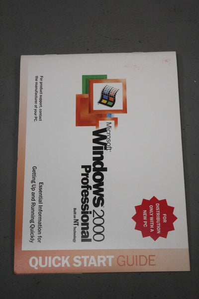 MS MICROSOFT WINDOWS 2000 PROFESSIONAL EDITION FULL OPERATING SYSTEM WIN 2000