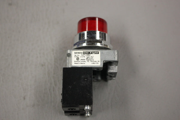 SIEMENS ILLUMINATED PUSH BUTTON RED 52PL4M2