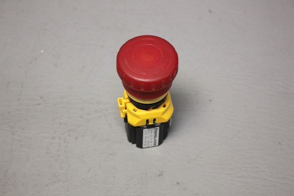 PEPPERL FUCHS  TWIST TO RELEASE EMERGENCY STOP ILLUMINATED PUSHBUTTON SWITCH