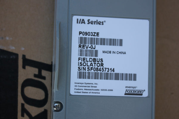 NEW INVENSYS FOXBORO FIELDBUS ISOLATOR  P0903ZE