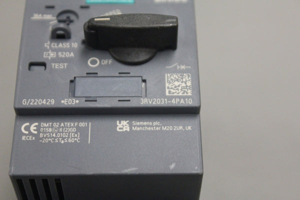 SIEMENS 3RV2031-4PA10 CIRUIT BREAKER