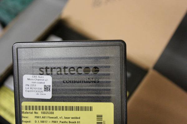 NEW CASE OF 208 STRATEC LASER WELDED FLOWCELL